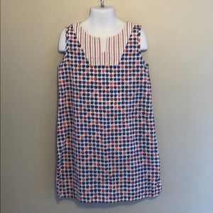 Apple print tunic dress